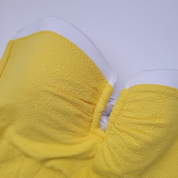 ✨HP✨TRINA TURK Courtside Collection Bandeau One Piece Swimsuit - Size: 8 NEW - Picture 5 of 7